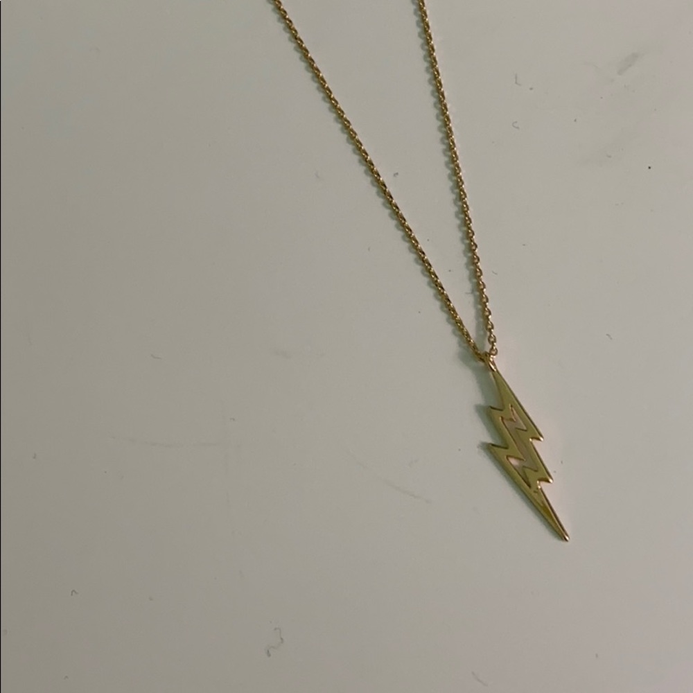 lightning bolt necklace BIG MARKDOWN PLS BUY